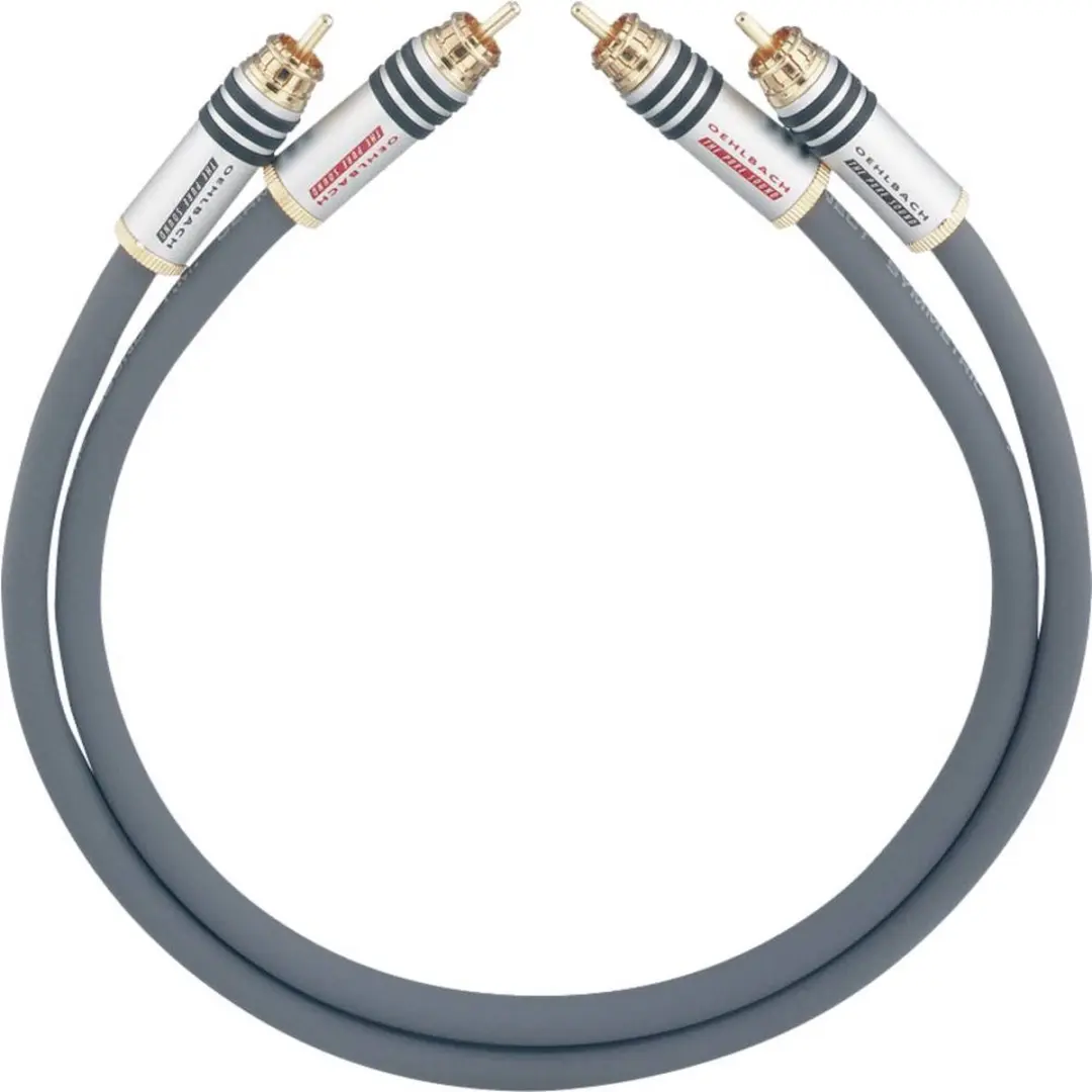 Oehlbach NF 14 MASTER Cinch Audio Kabel 1m - Antraciet - afbeelding 3 van 3