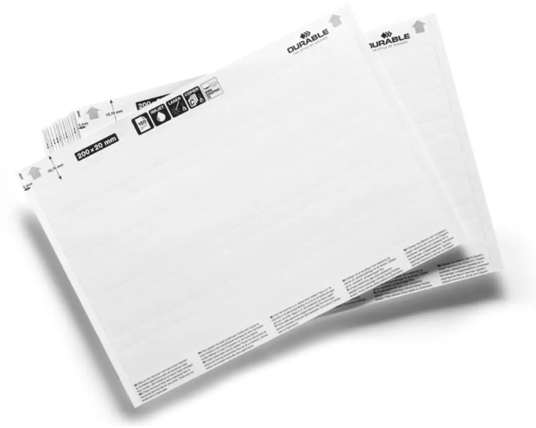 Durable Etikettenset Navulling 200x40mm