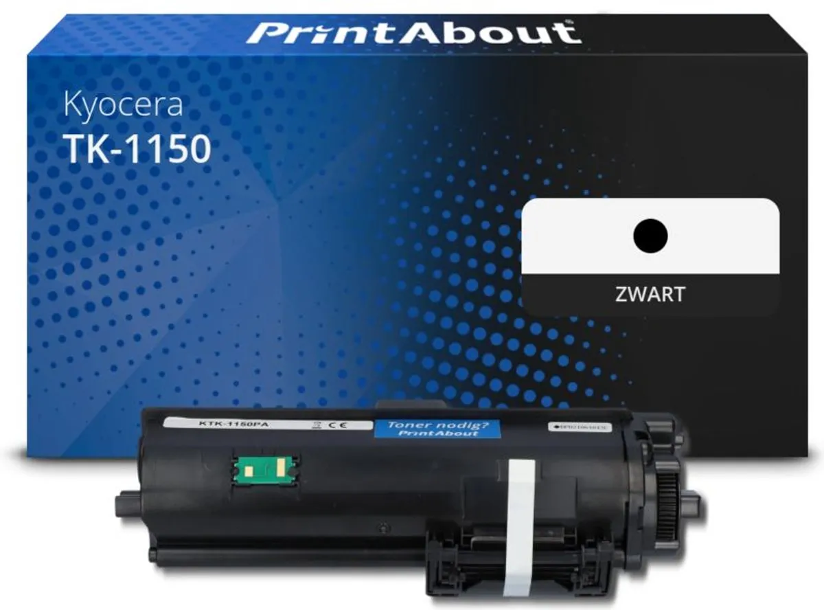 PrintAbout Kyocera TK-1150 Toner - 3.500 Pagina's - Zwart