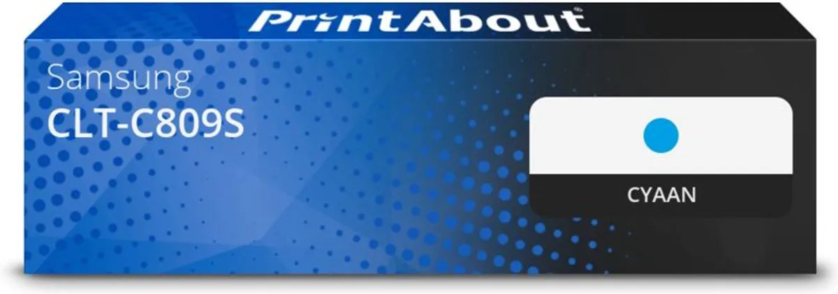 PrintAbout Huismerk Samsung CLT-C809S Toner Cyaan