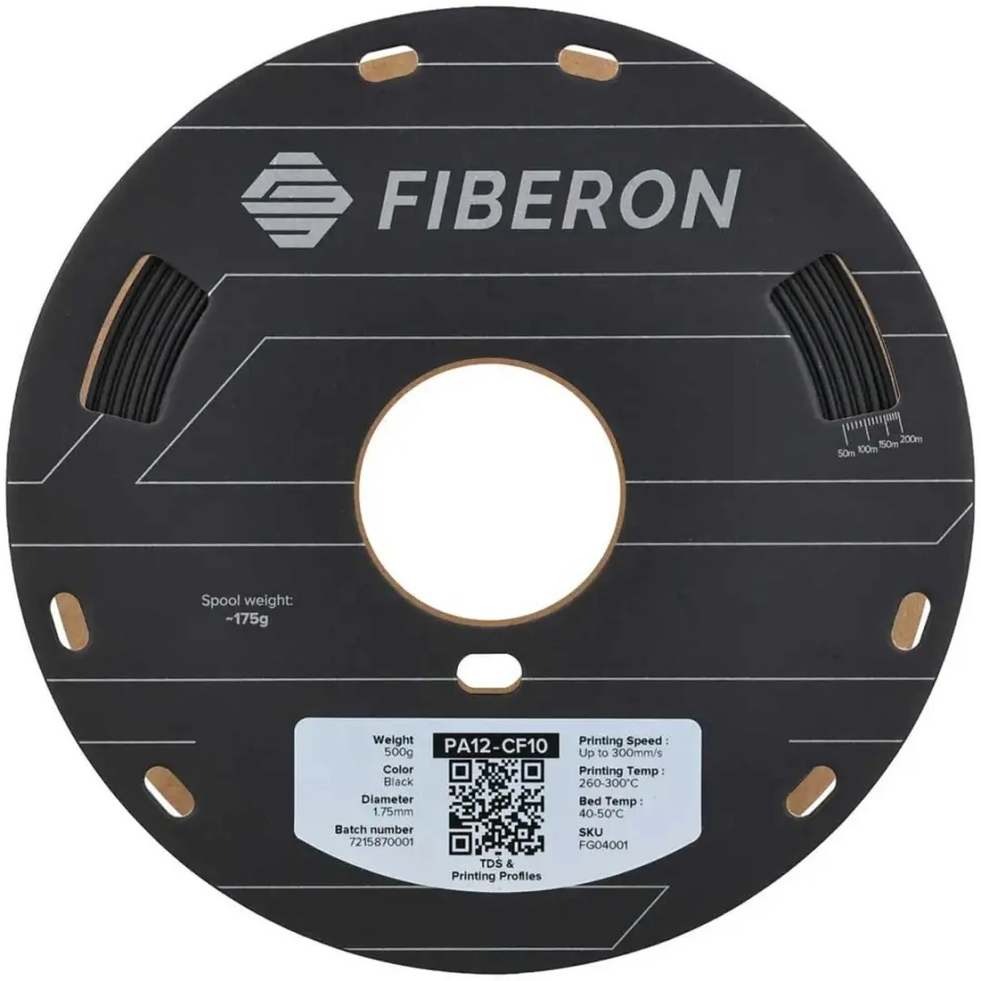 Polymaker Fiberon PA12-CF10 Filament 1.75mm - 0.5kg - Zilver