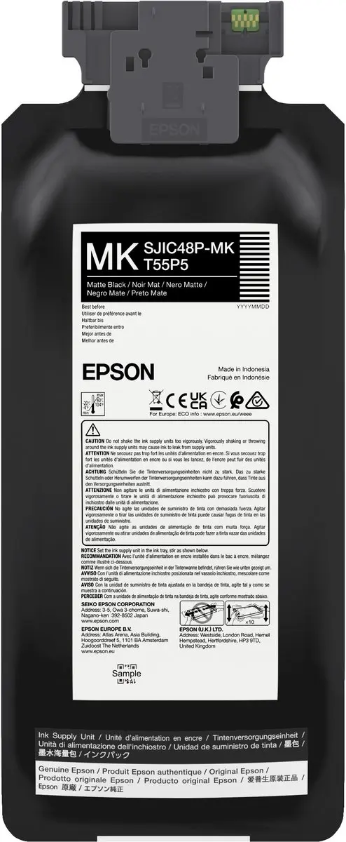 Epson SJIC48P-MK Inktcartridge Zwart