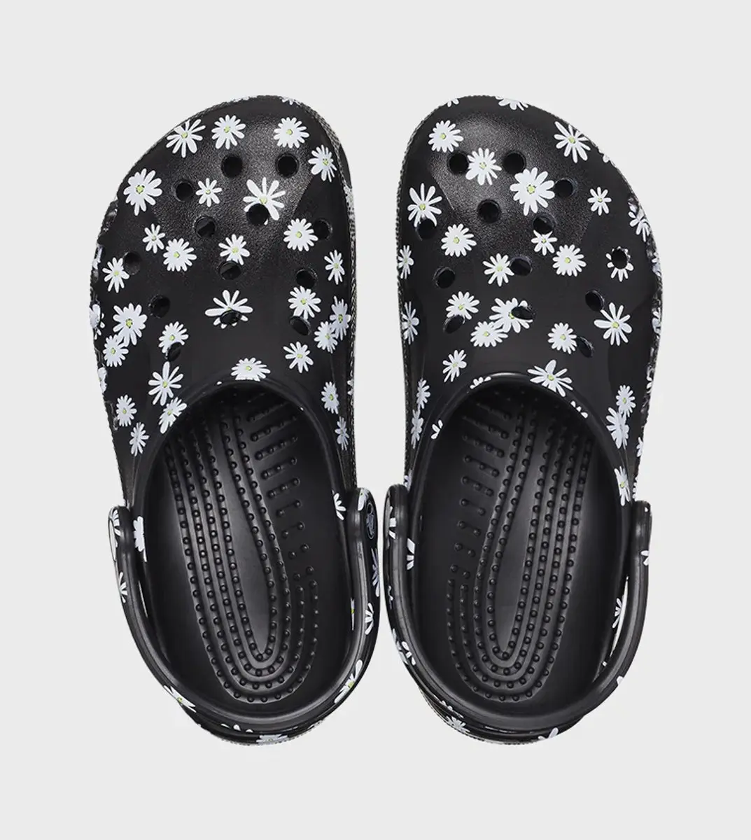 Crocs Baya Seasonal Printed Clog Black Daisy Maat 45/46 US M11