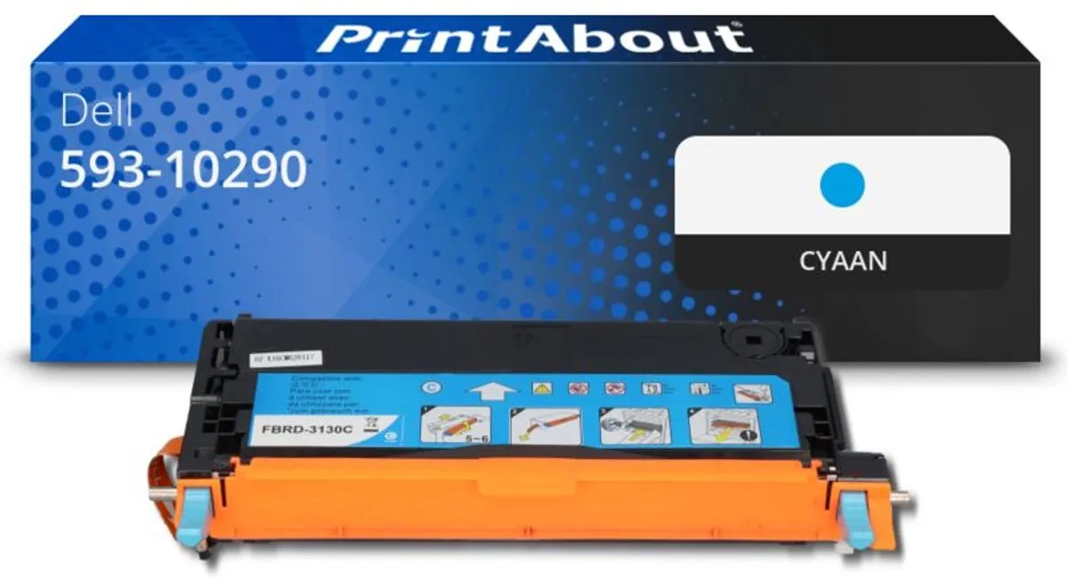 PrintAbout 593-10290-PA Toner Cyaan