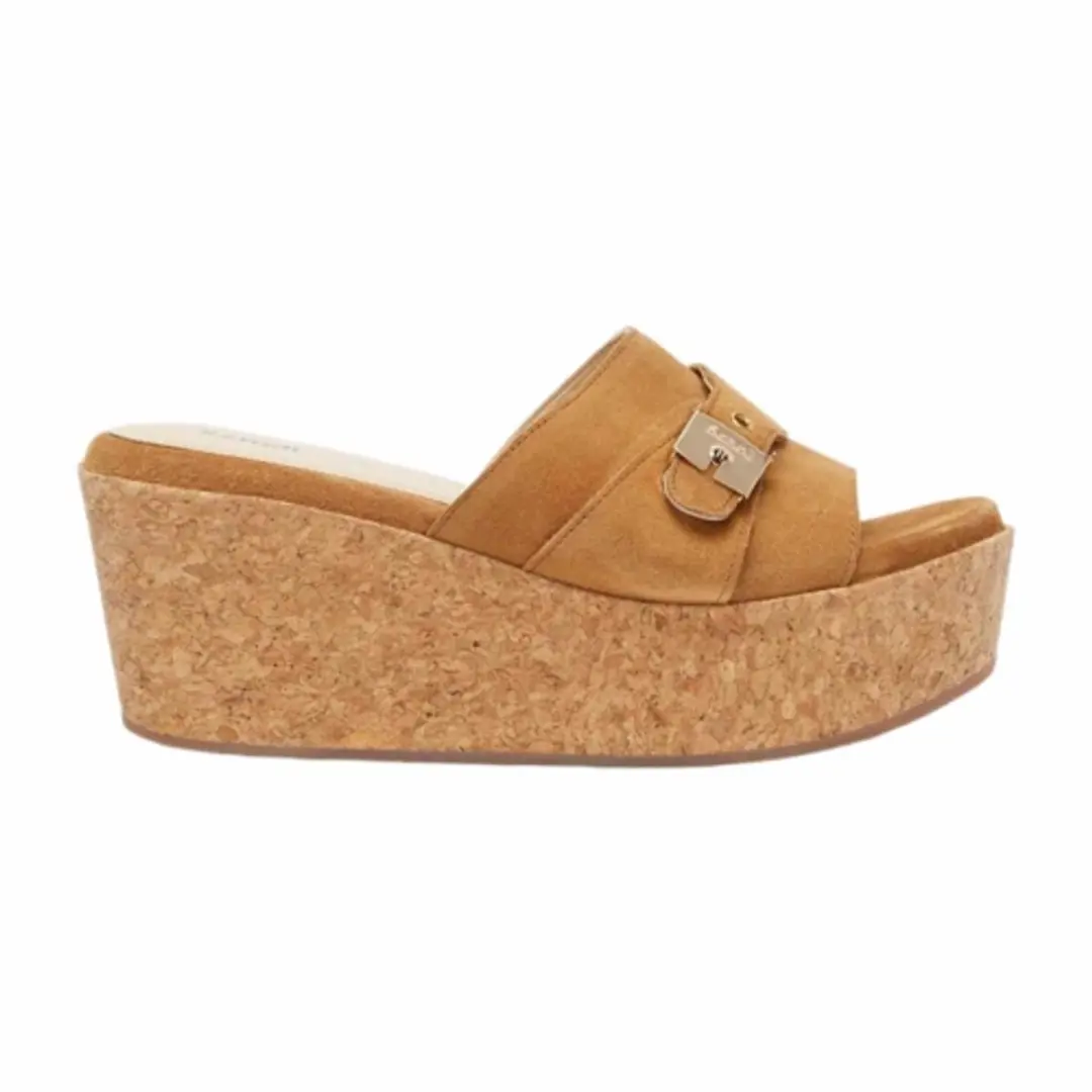 Sandalettes Scholl Women Janelle Suede Cognac-Schoenmaat 41
