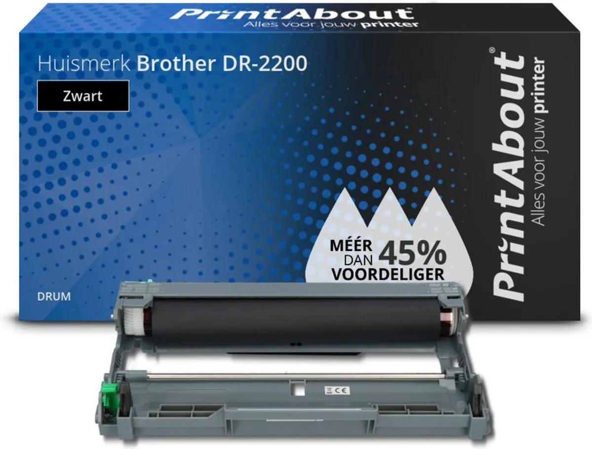 PrintAbout Brother DR-2200 Drum - Zwart