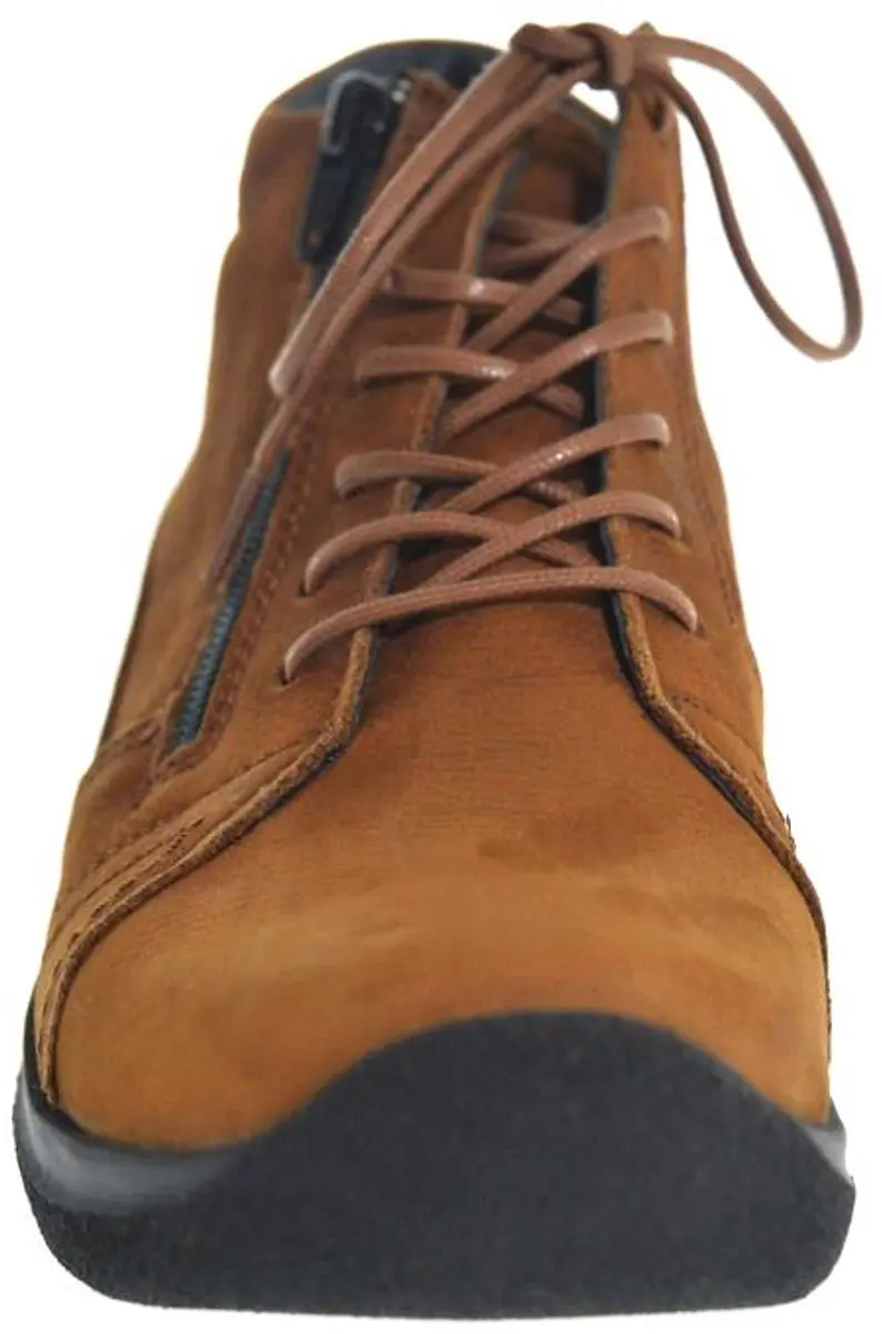 Wolky Why Veterschoenen Hoog 44 - Cognac