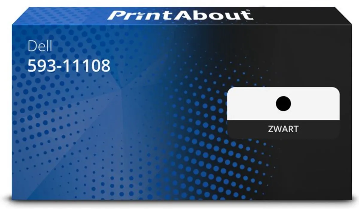 PrintAbout 593-11108-PA Toner Zwart