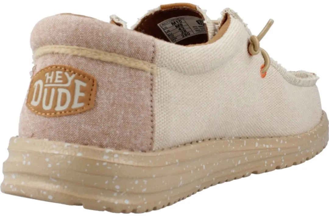 HEYDUDE Wally Coastline Jute Instappers - Beige - Maat 41 - afbeelding 2 van 6