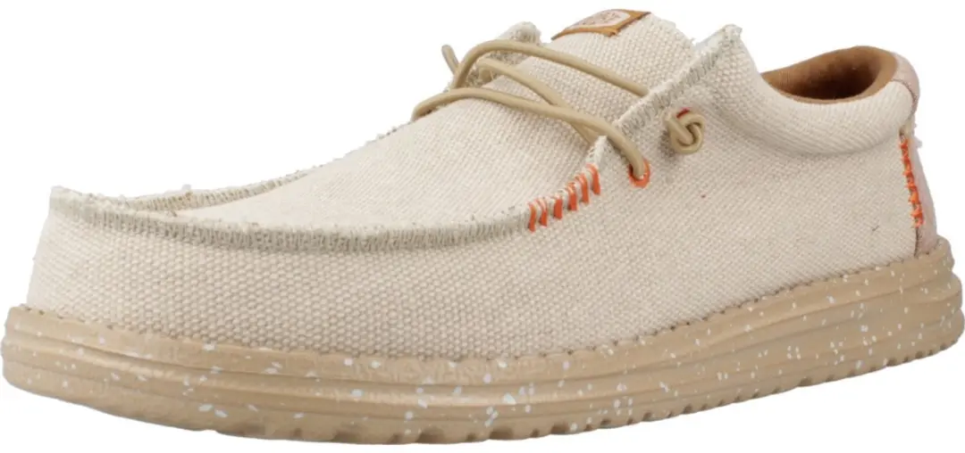 HEYDUDE Wally Coastline Jute Instappers - Beige - Maat 41 - afbeelding 3 van 6