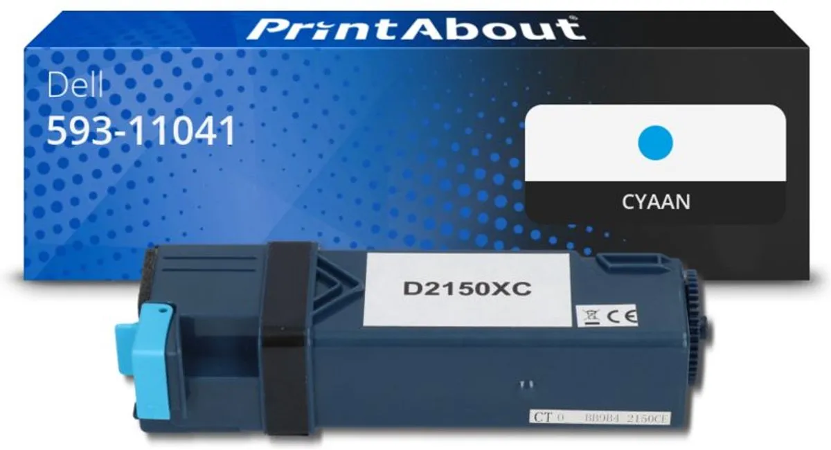 PrintAbout Dell 593-11041 Toner Cyaan