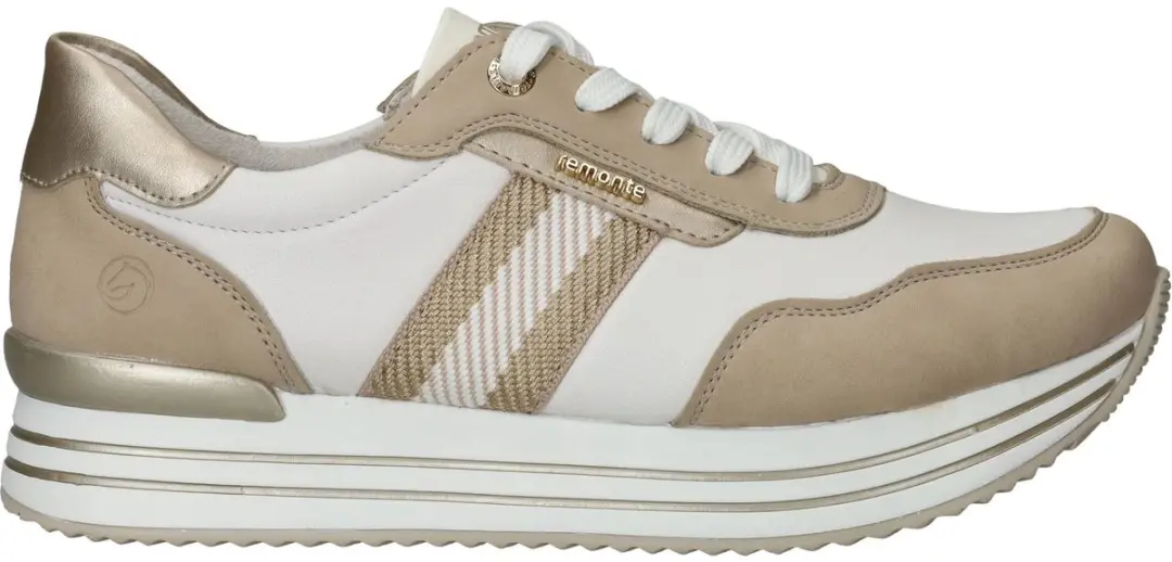 Remonte Dames Sneakers Beige