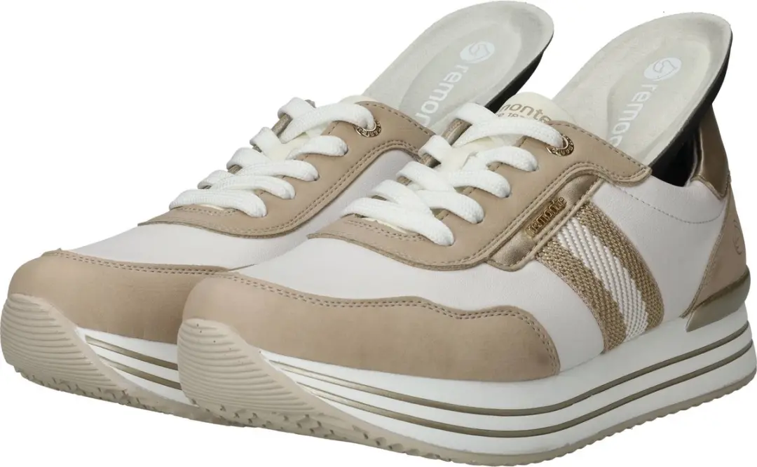 Remonte Dames Sneakers Beige - Maat 39 - afbeelding 6 van 6
