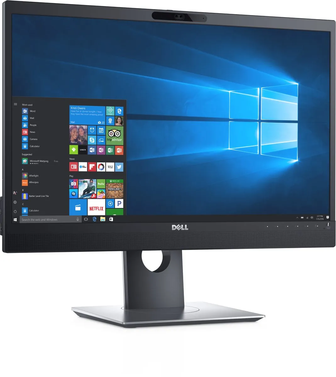 Dell P2418HZM 24" Full HD LCD Monitor - Zwart