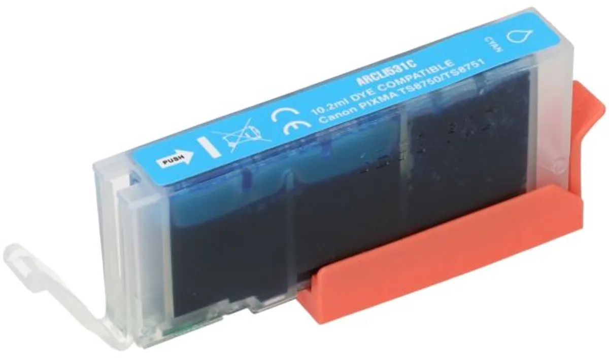 PrintAbout CLI-531C Inktcartridge Cyaan - 10.2ml - Canon