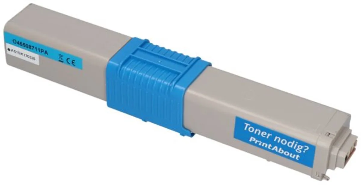 PrintAbout OKI 46508711 Toner Cyaan - 3.000 Pagina's