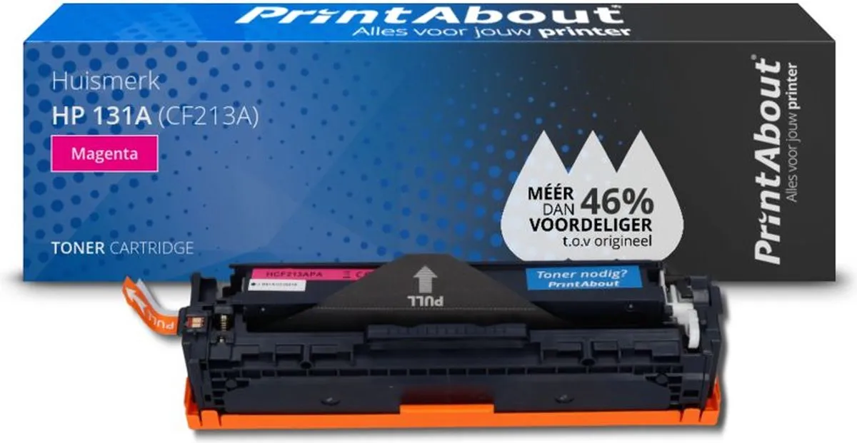 PrintAbout HP 131A CF213A Toner Magenta - 2.000 pagina's