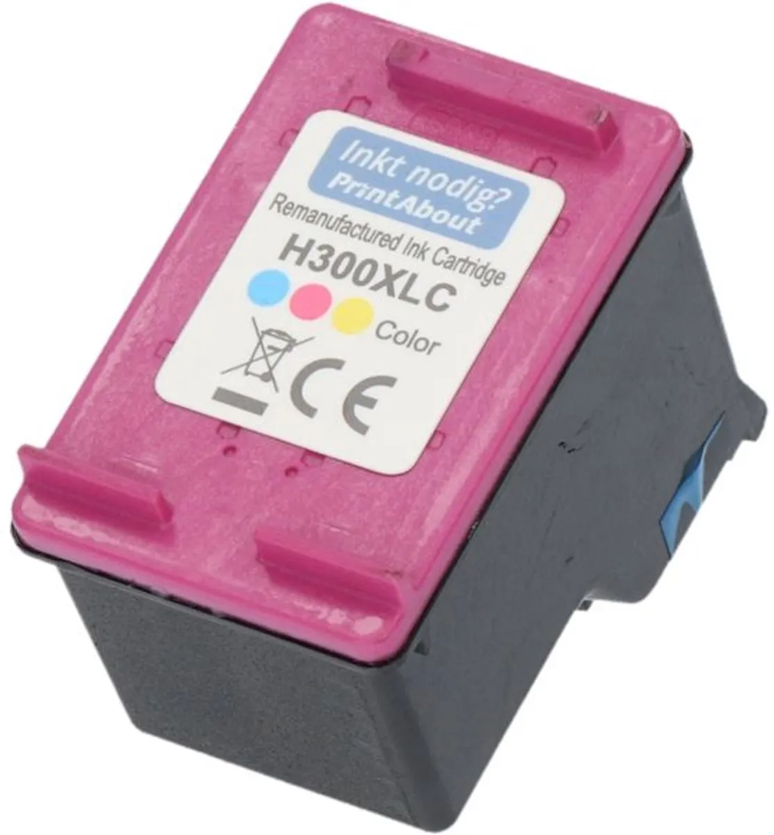 PrintAbout Inktcartridge CC644EE 3-kleuren XL - 21ml - o.a. HP OfficeJet/Envy