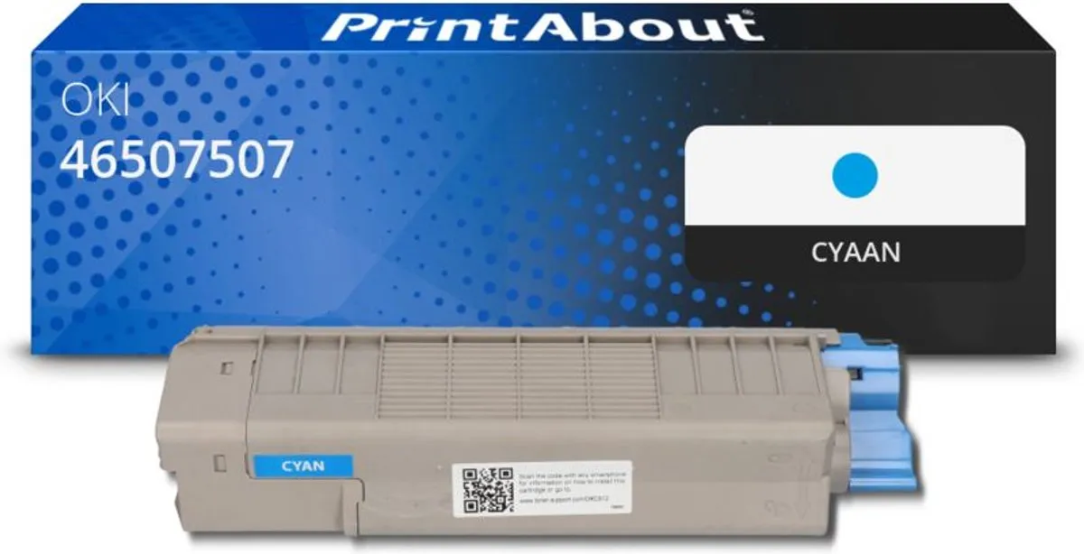 PrintAbout OKI 46507507 Toner Cyaan