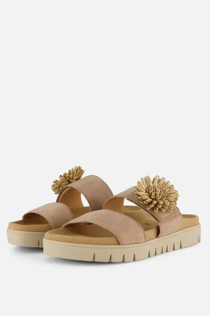 Gabor Slippers beige Suède - Maat 40