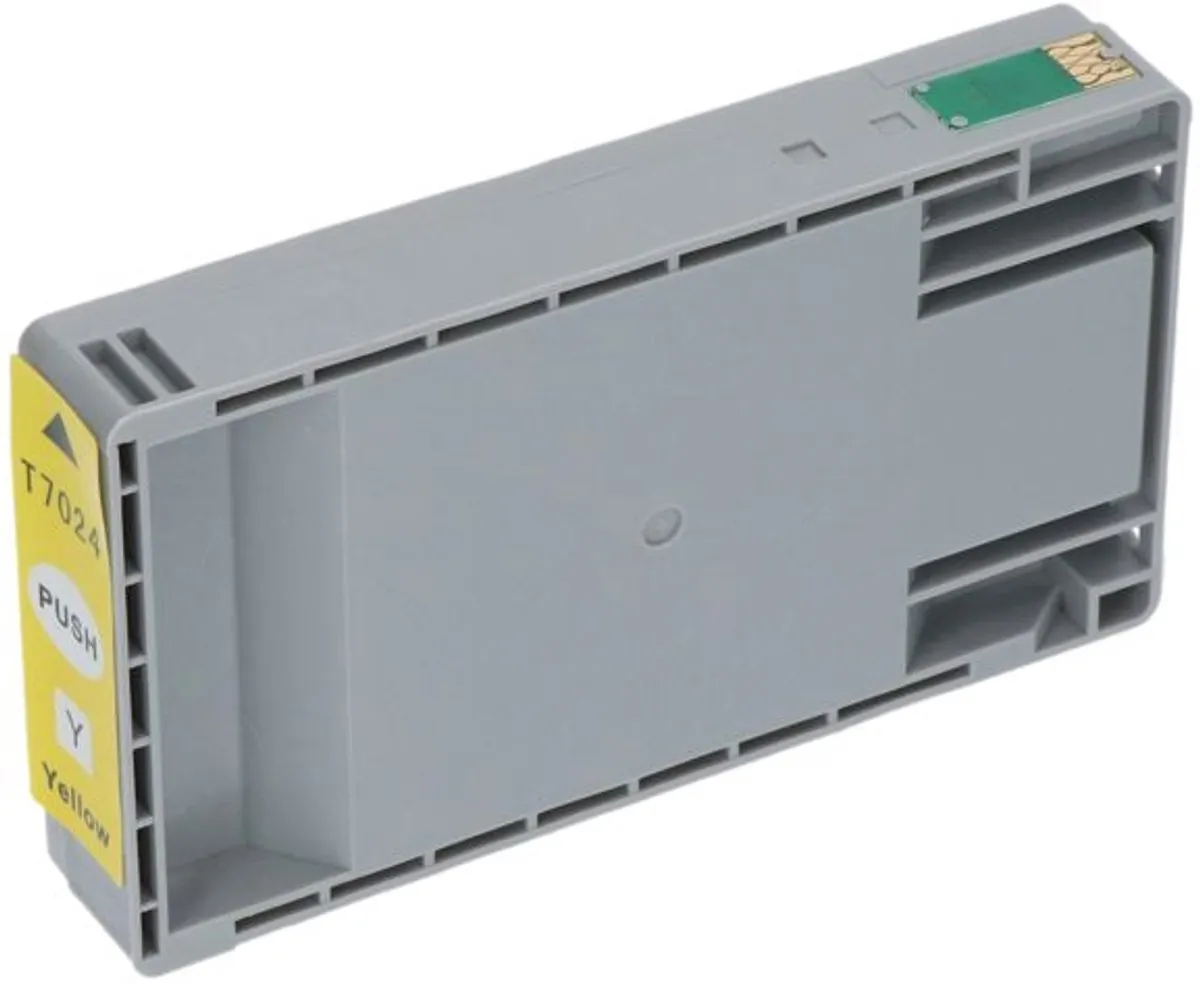 PrintAbout T70244010 Inktcartridge Geel - 4600 pagina's - Epson