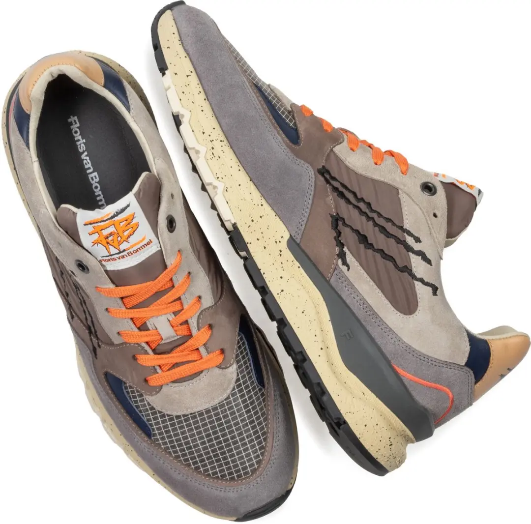 Floris van Bommel DE TREENER 06.15 Lage Sneakers - Grijs - 42.5