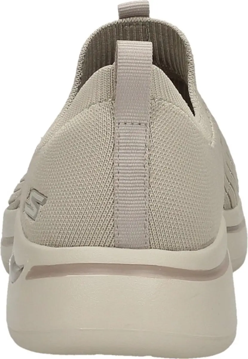 Skechers Go Walk Arch Fit Iconic Sportschoenen - Taupe - afbeelding 5 van 6