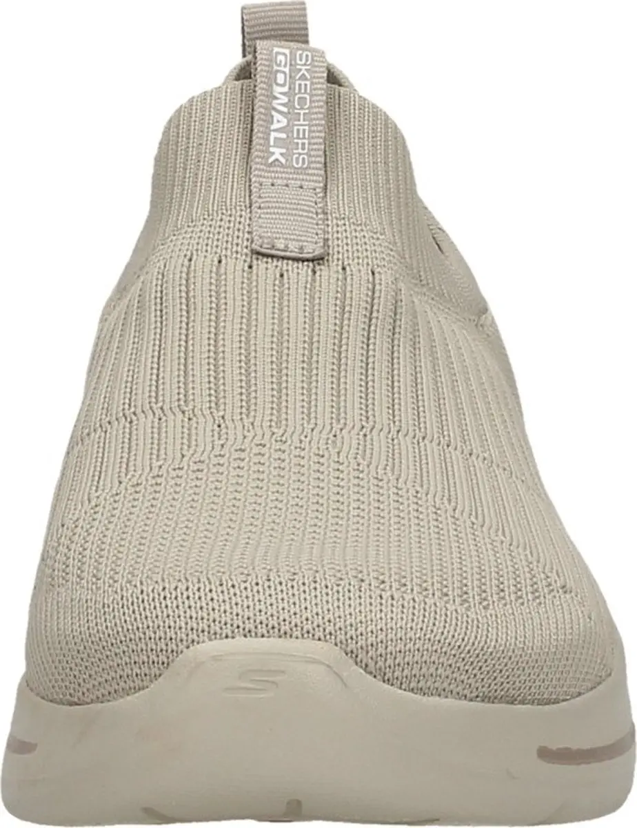 Skechers Go Walk Arch Fit Iconic Sportschoenen - Taupe - afbeelding 6 van 6