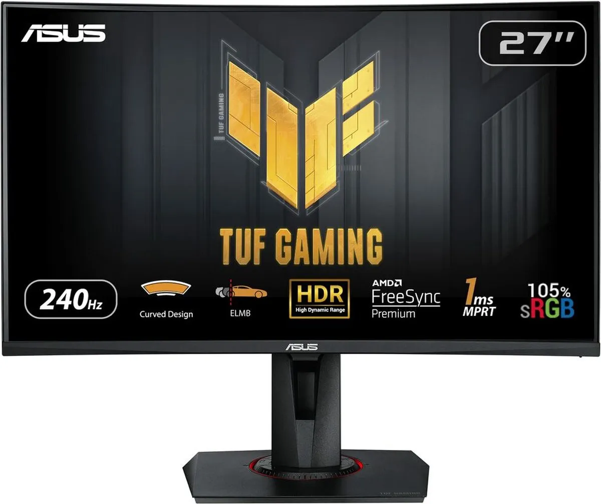 ASUS TUF Gaming VG27VQM Curved Monitor 27"