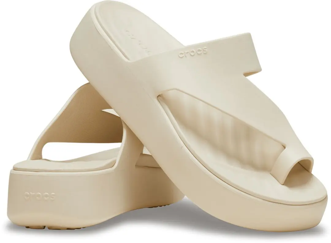Crocs Getaway - Damesplatformsandaal - Sandsteen - Free Feel Technology™