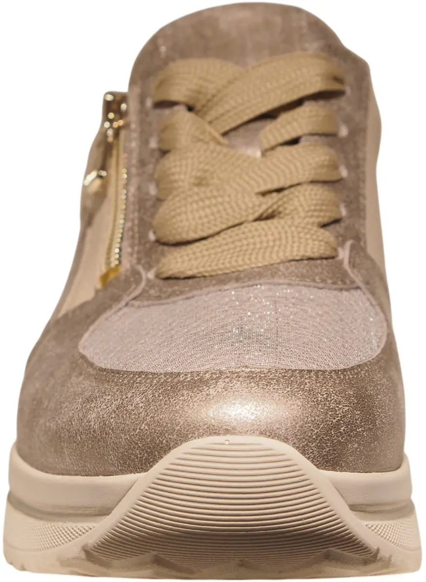 Wäldlaufer 669001 Dames Sneakers - Beige Leder - afbeelding 3 van 5