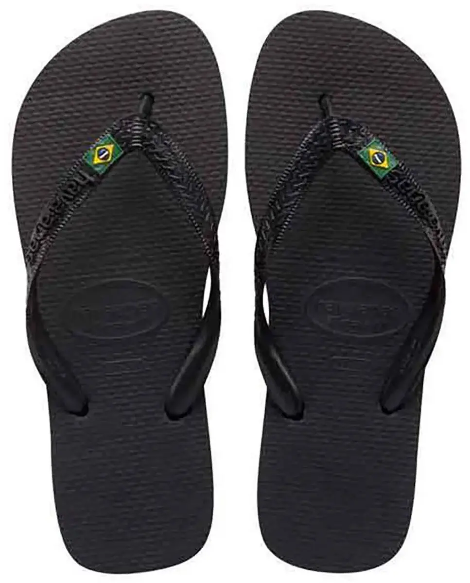 Havaianas Brasil Teenslipper - Maat 37/38 - Zwart