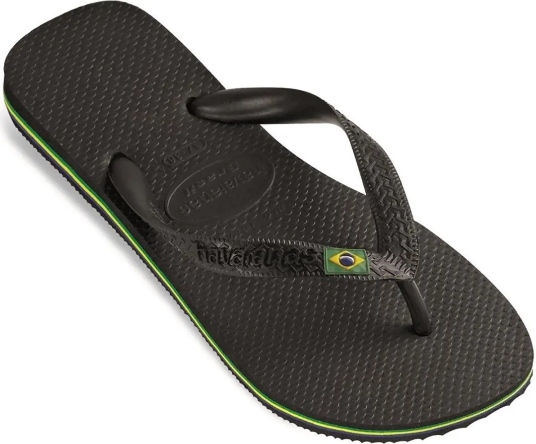 Havaianas Brasil Teenslipper - Maat 37/38 - Zwart
