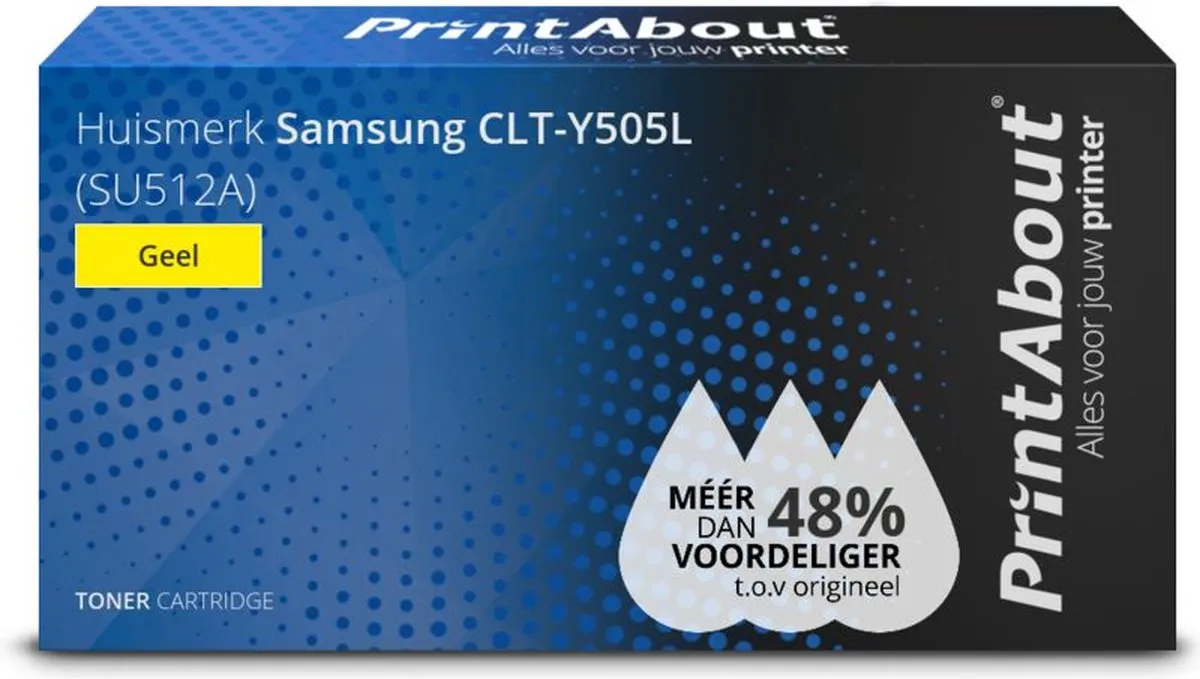 PrintAbout CLT-Y505L-PA Tonercartridge Geel - 3.800 pagina's