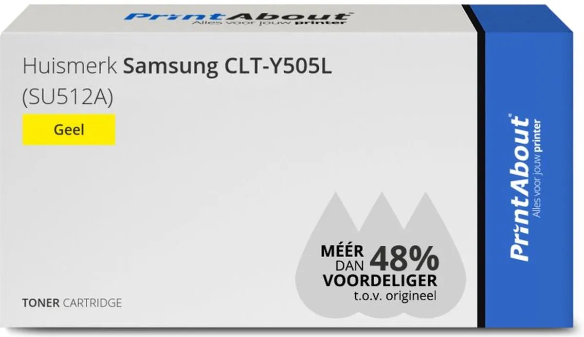 PrintAbout CLT-Y505L-PA Tonercartridge Geel