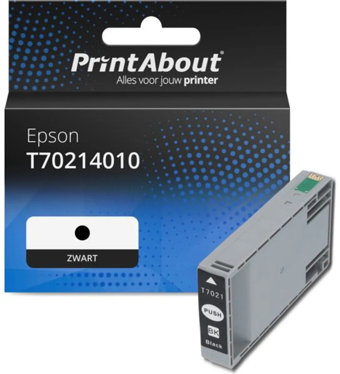 PrintAbout T70214010 Inktcartridge Zwart