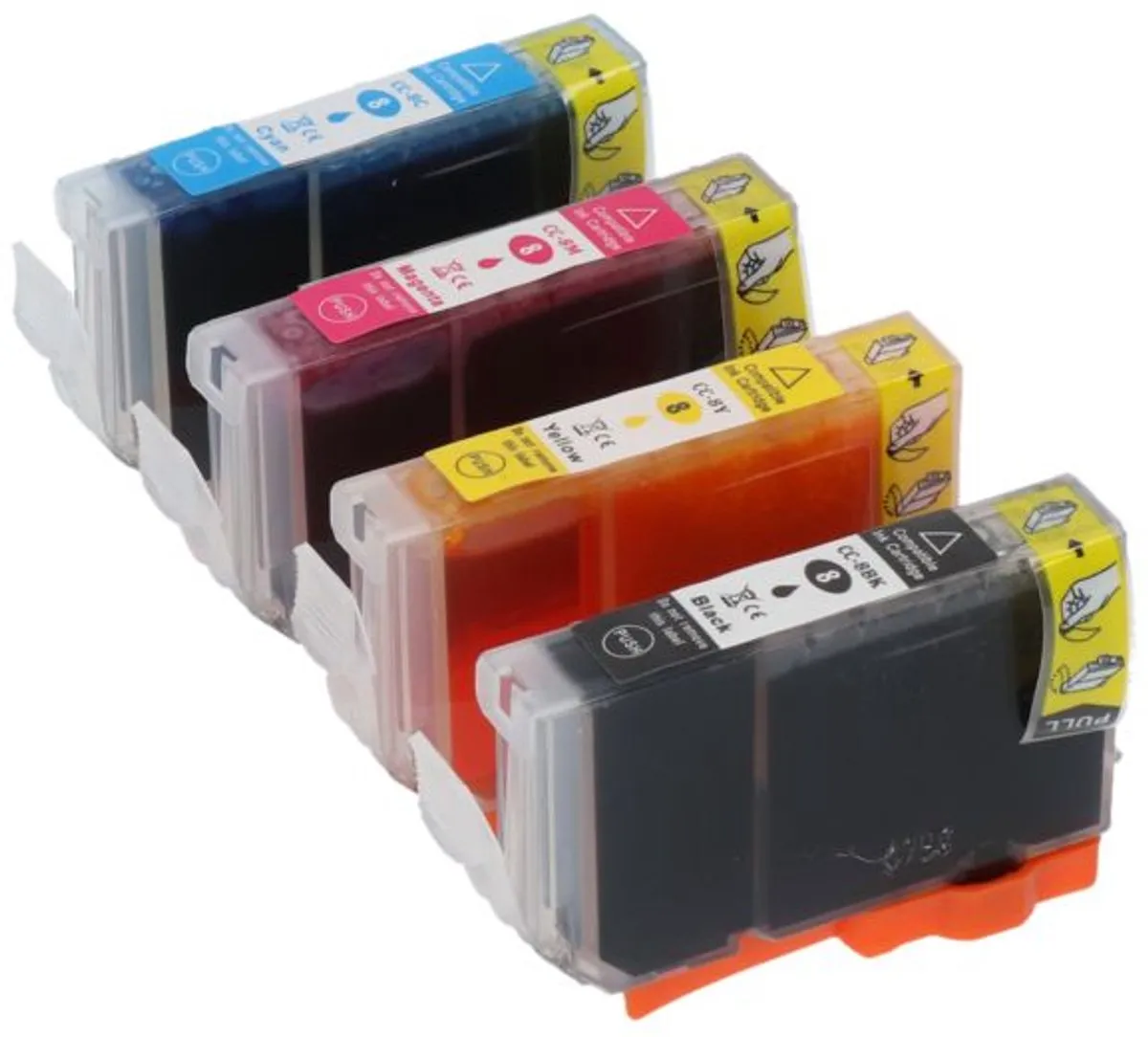 PrintAbout Canon CLI-8BK Inktcartridge 4-kleuren - 60ml