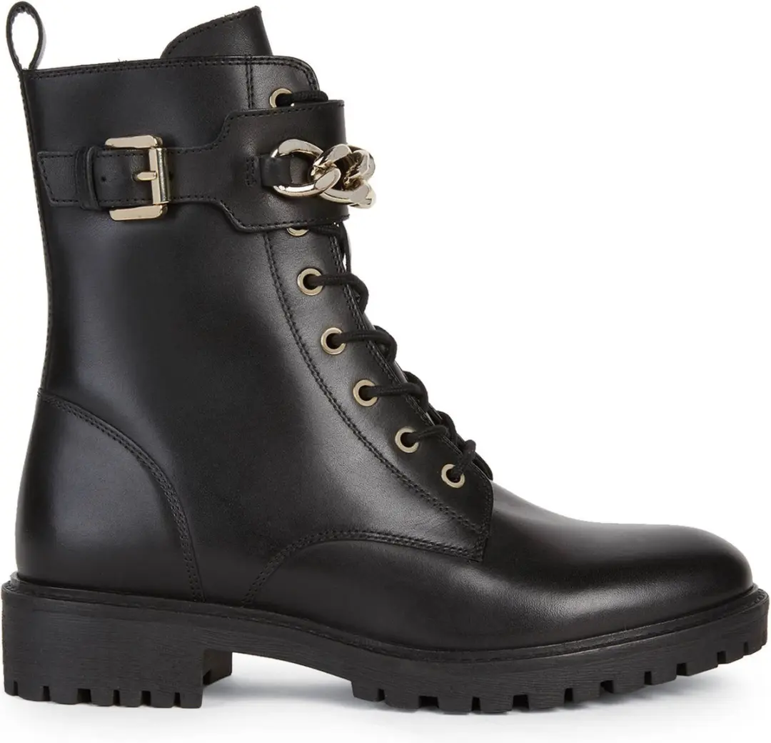 Geox Hoara Zwarte Veterboot