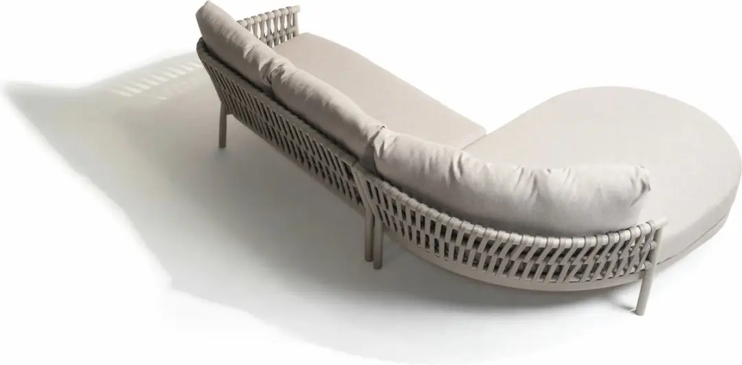 4 Seasons Outdoor Catalana Loungeset 2-delig - 3 Zitplekken - 5 Kussens - Cloud - afbeelding 3 van 6