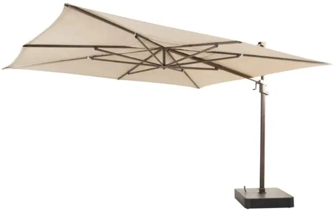 4 Seasons Outdoor Hacienda Zweefparasol 300x400 - BruinBeige - afbeelding 2 van 3
