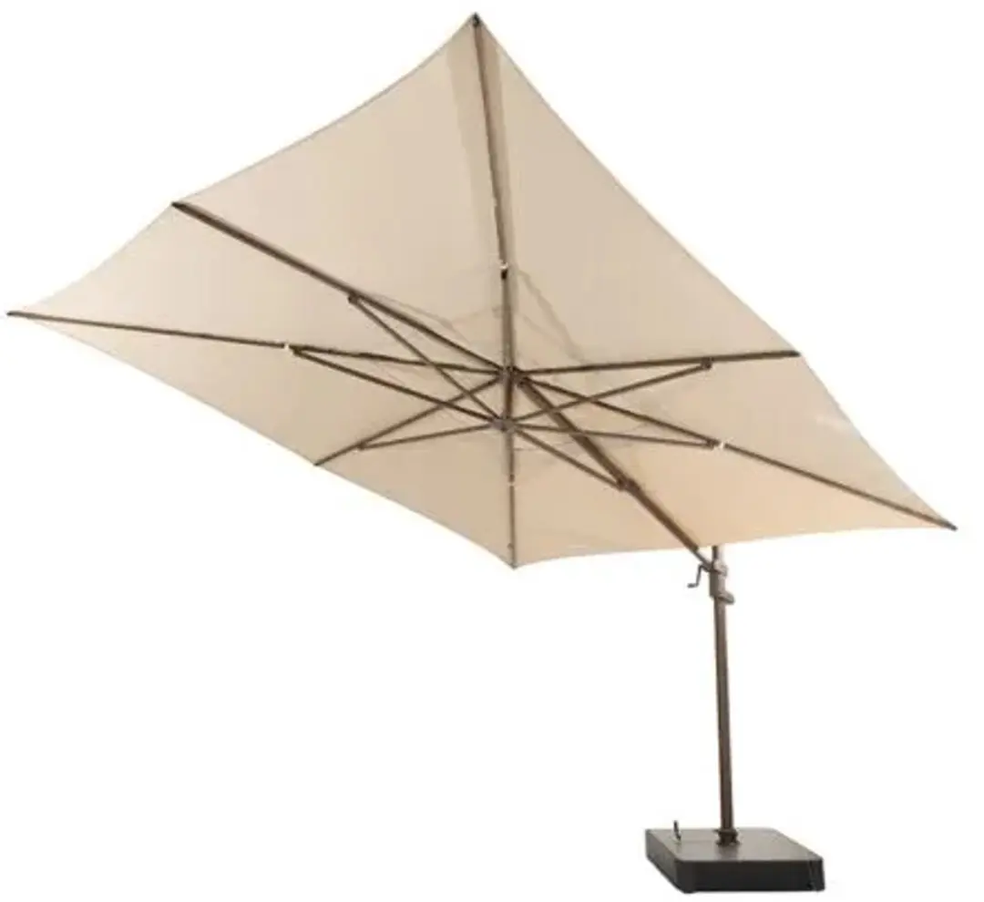 4 Seasons Outdoor Hacienda Zweefparasol 300x400 - BruinBeige - afbeelding 3 van 3
