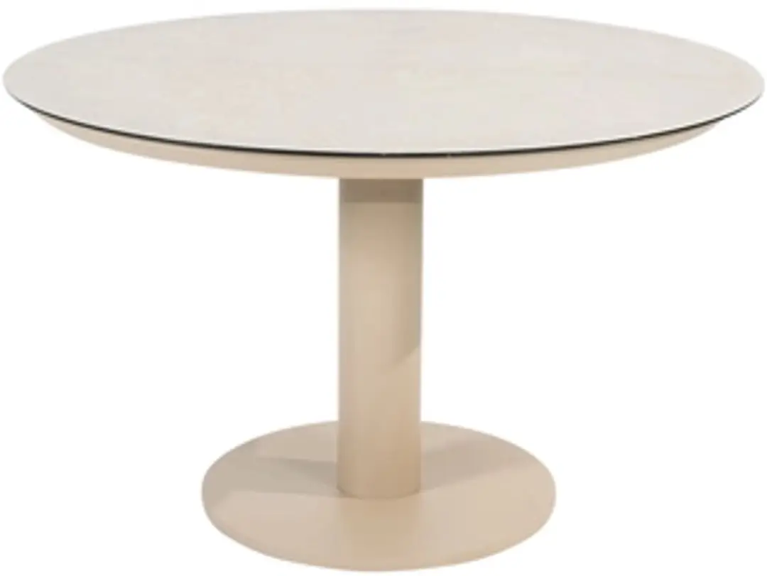 4 Seasons Outdoor Sarah Diningtafel Ø120cm - BeigeGrijs - afbeelding 3 van 3