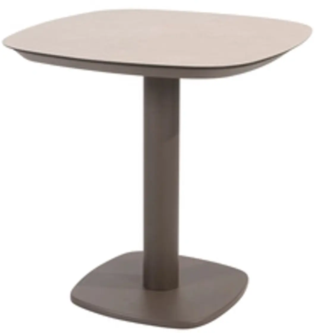 4 Seasons Outdoor Manolo Diningtafel 75x75cm - Beige/Grijs - afbeelding 3 van 3