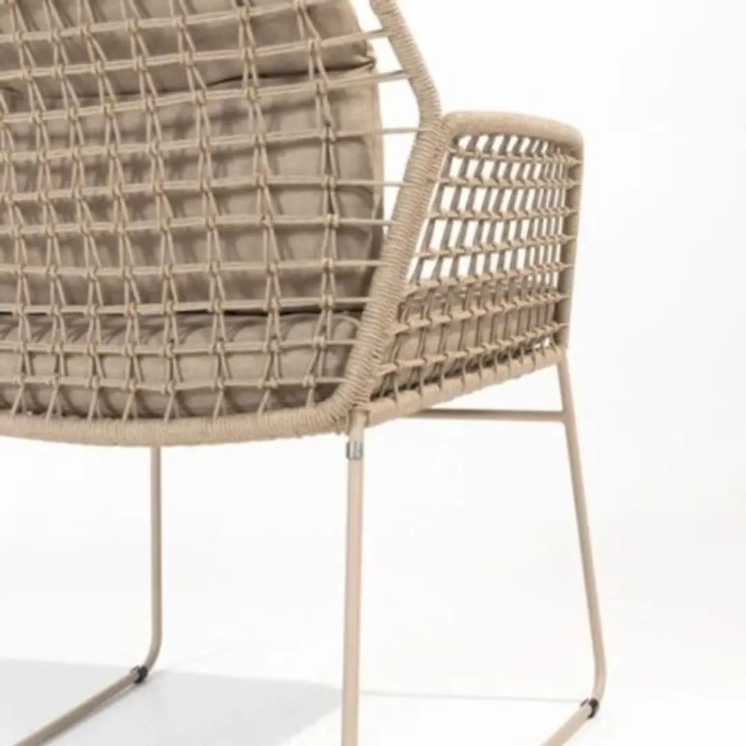 4 Seasons Outdoor Taste Albano Tuinstoel - Taupe - afbeelding 4 van 6