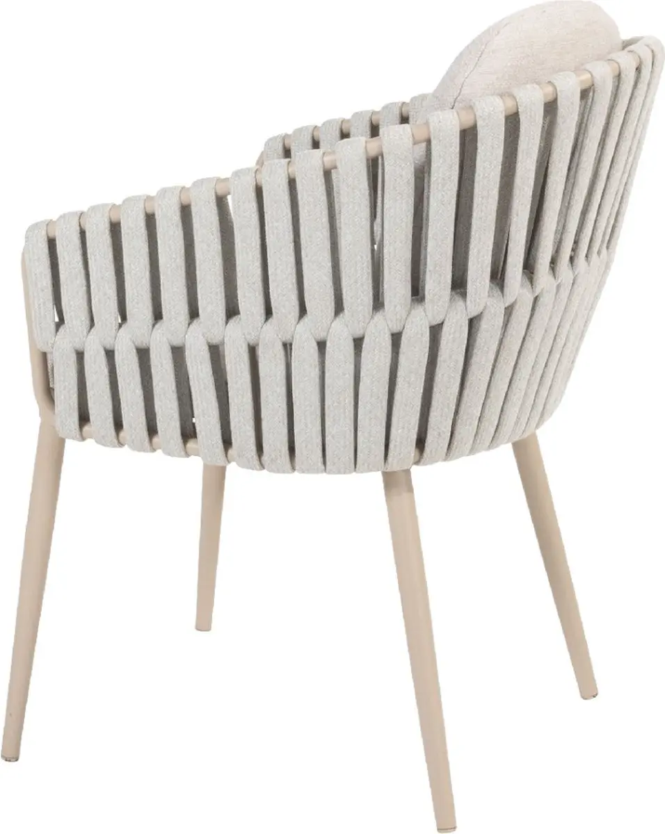 4 Seasons Outdoor Taste Eva Diningstoel - Taupe/Beige - afbeelding 2 van 6
