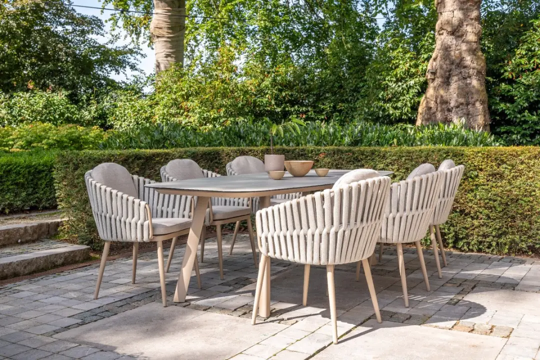 4 Seasons Outdoor Taste Eva Diningstoel - Taupe/Beige - afbeelding 6 van 6
