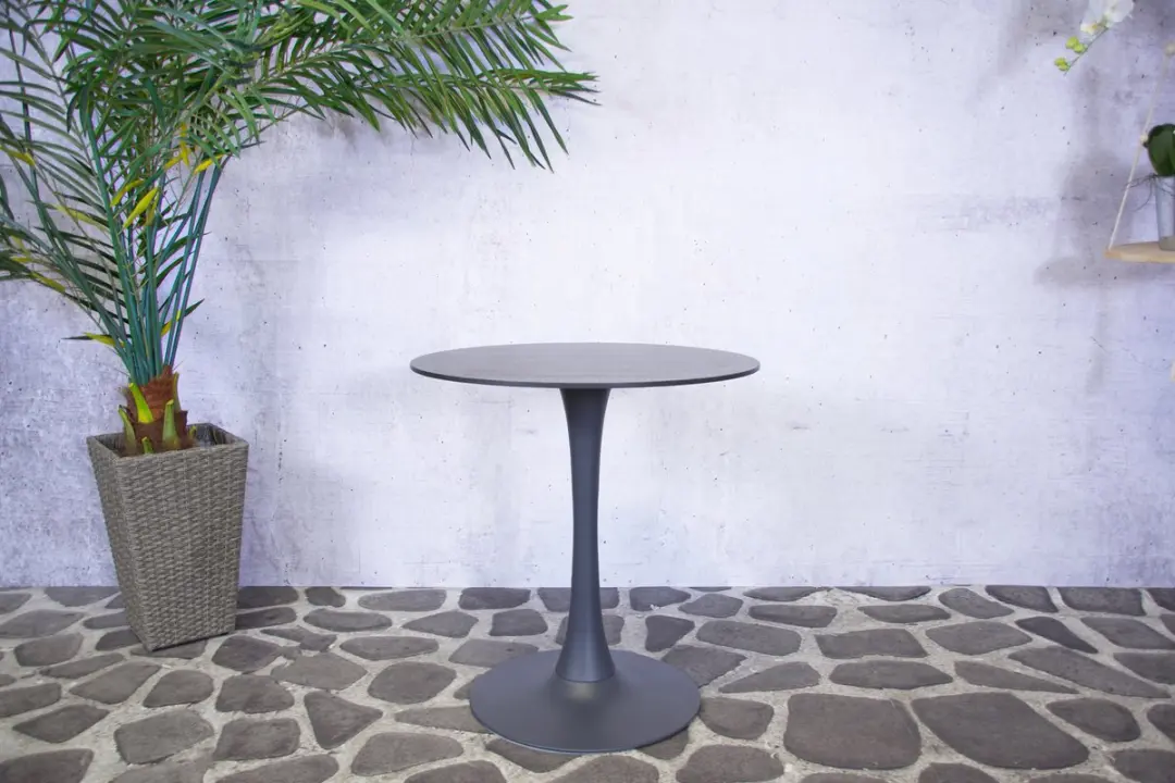SenS-Line Jamy HPL Tuintafel Ø70cm - Antraciet - afbeelding 3 van 4