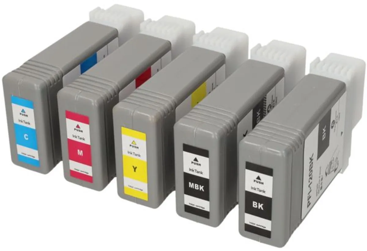 PrintAbout PFI-320MBK/BK/C/M/Y Inktcartridge 5-kleuren - 1500ml - Canon
