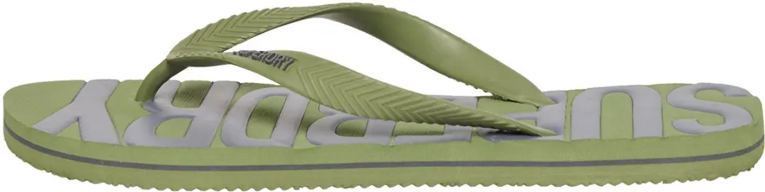 Superdry Vintage Vegan Slippers - Olive Khaki - EU 44-45