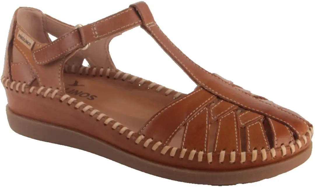 Pikolinos Cadaqués W8K-0705 Dames Sandalen - Cognac 39